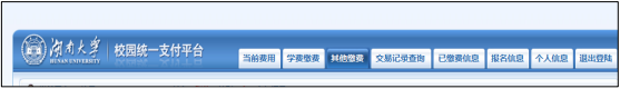 湖南大学在职硕士复试缴费平台