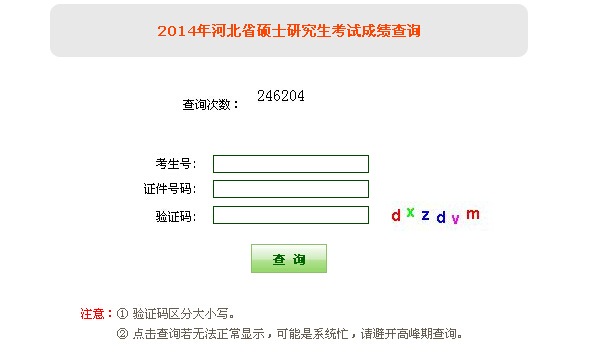 河北省一月MBA联考成绩查询入口