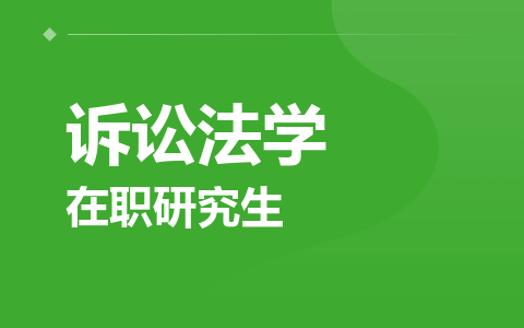 诉讼法学在职研究生