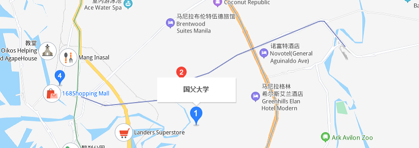 菲律宾国父大学学校地图